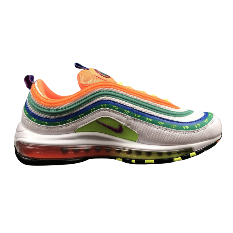 Nike Air Max 97 - OA JL - White / Hyper Violet - Volt