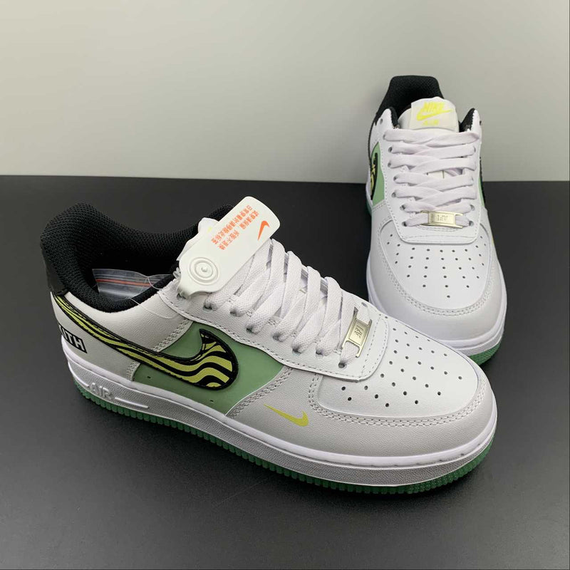 Nike Air Force 1 - '07 - White / Blanck / Grey Green