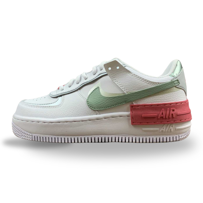 Nike Air Force 1 - Shadow - White / Jade Smoke - Seafoam