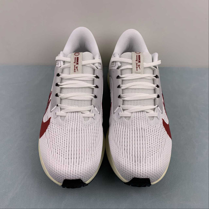 Nike Air Zoom - Pegasus 40 - White / Electroplated Red / Beige / Team Red / Black