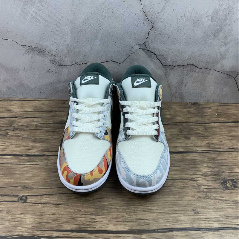 Nike Dunk Low - LOW SE - Multi / Camo - Asymmetric Mandarin Duck