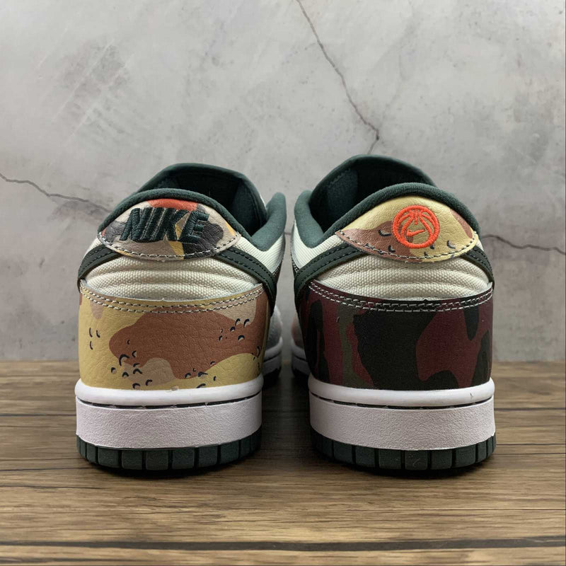 Nike Dunk Low - LOW SE - Multi / Camo - Asymmetric Mandarin Duck