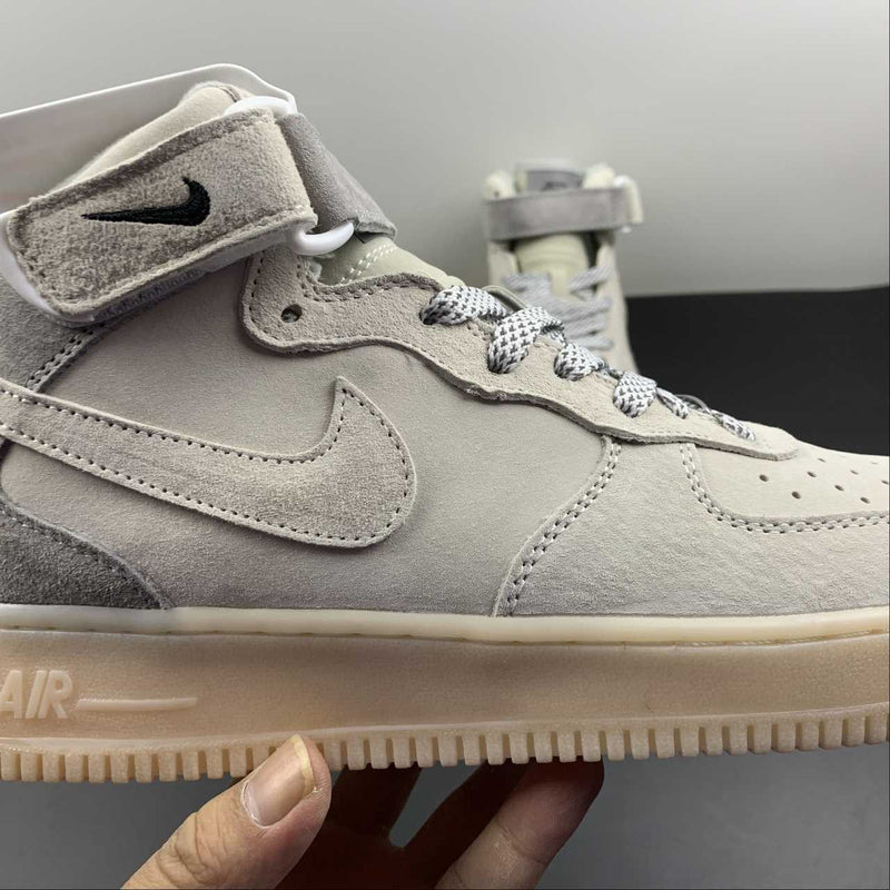 Nike Air Force 1 - '07 - MID - White ASH / Dark Grey