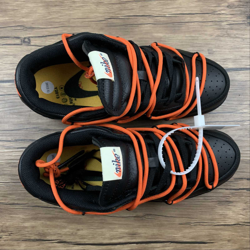 Nike Dunk Low - X OW X FL - Black / Total Orange