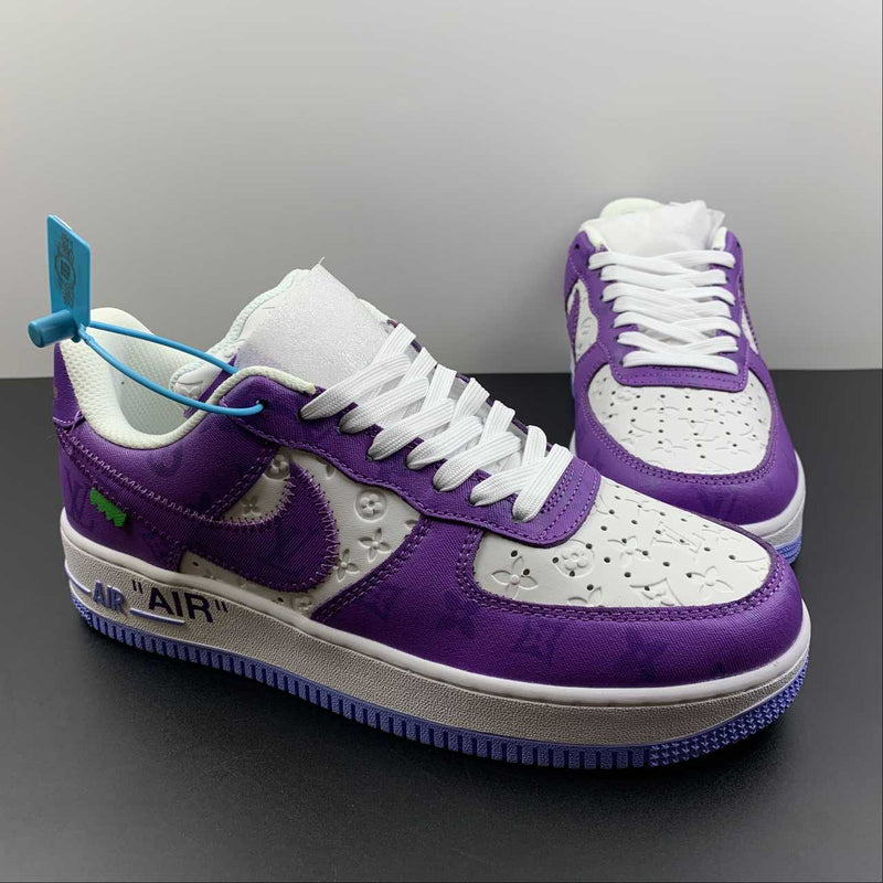 Nike Air Force 1 - Louis Vuitton - White /Purple