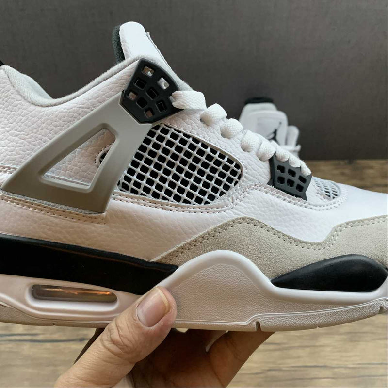 Nike Air Jordan 4 Retro SP - White / Black - Neutral Grey