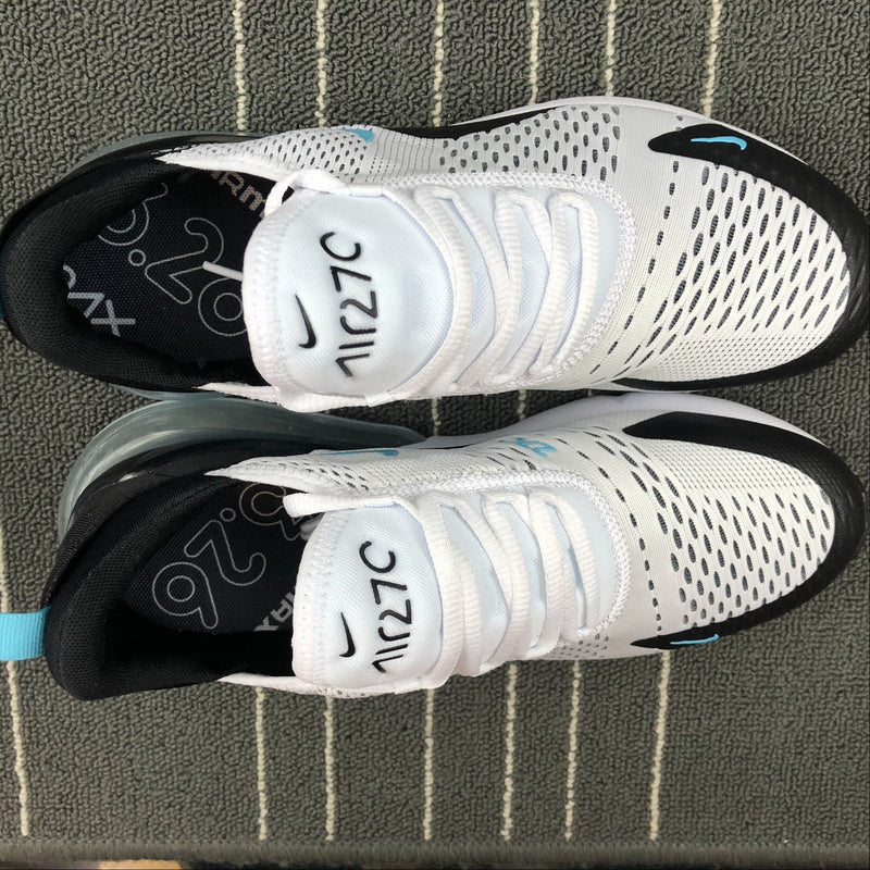 Nike Air Max 270 - White / Black - Blue Mounth