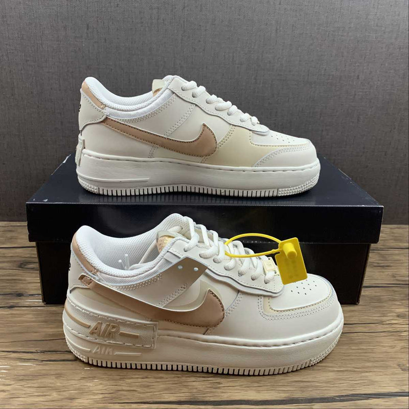 Nike Air Force 1 - Shadow - Sail / Hemp - Fossil - Light Bone