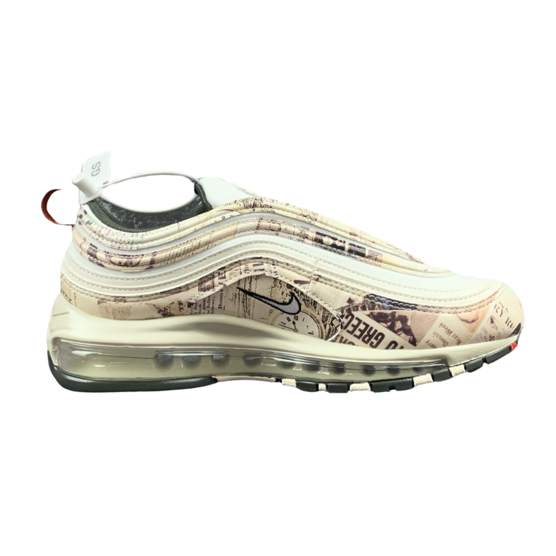 Nike Air Max 97 - Sail / White - Black - Team Orange