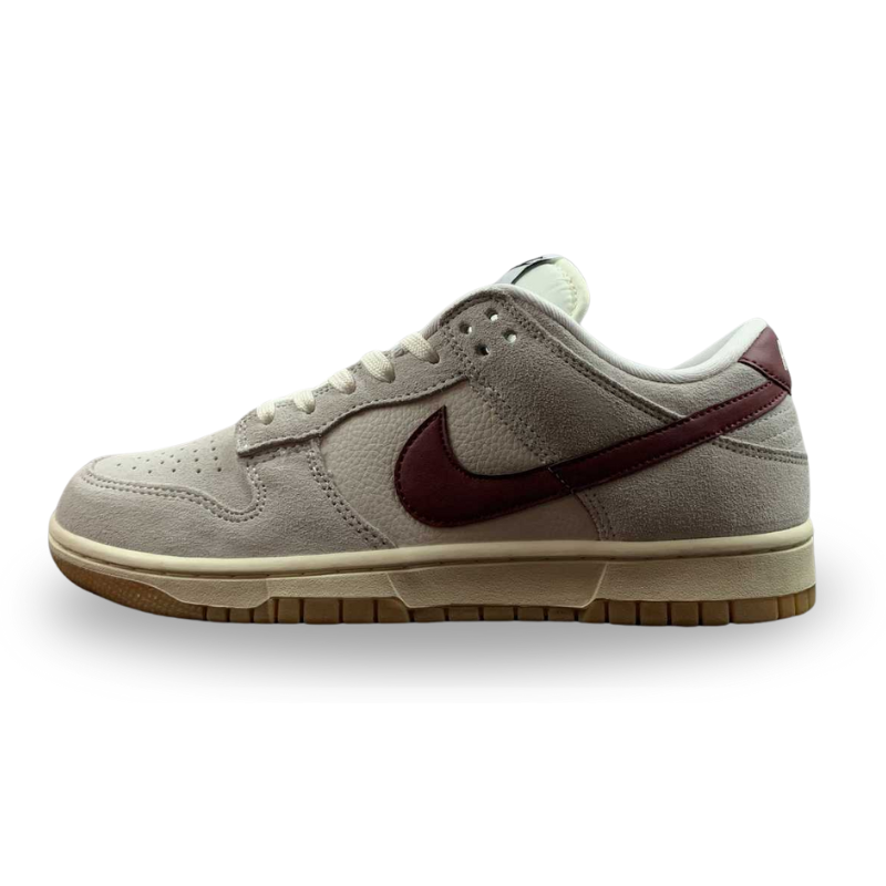 Nike Dunk Low - Beige / Wine Red