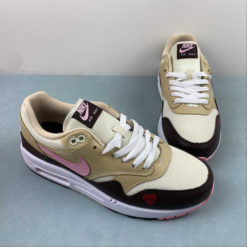 Nike Air Max 1 - 87 - Sesame / Med Soft Pink