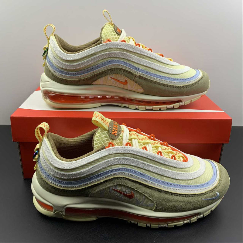 Nike Air Max 97 - Alabaster / Safety Orange - Sail