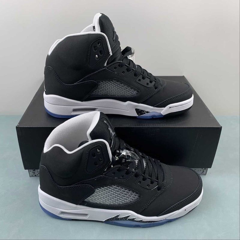 Nike Air Jordan 5 Retro Sngl Dy - Black / White