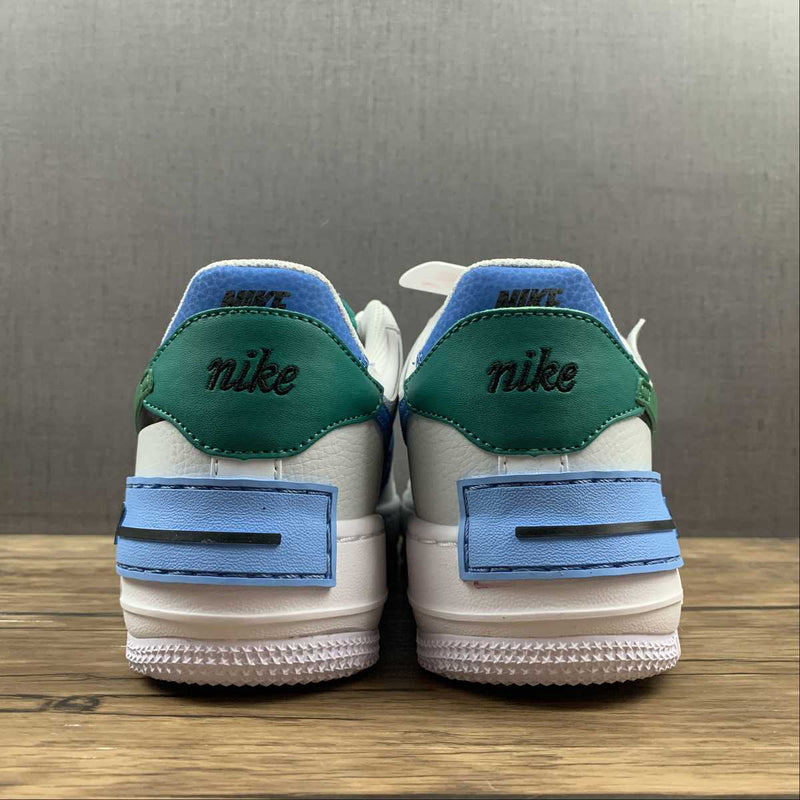 Nike Air Force 1 - Shadow - Photon Dust / Malachite - Black