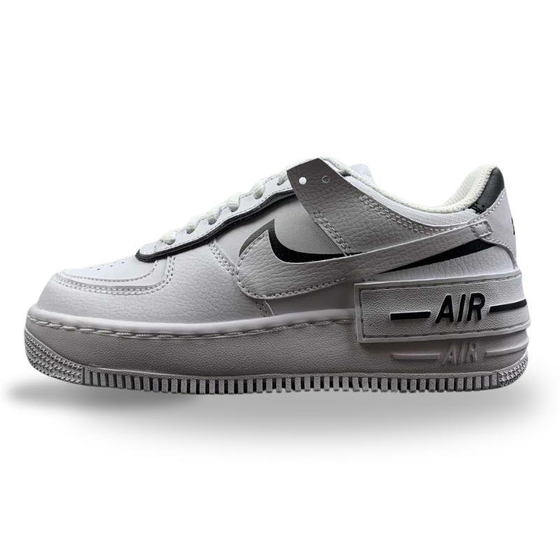 Nike Air Force 1 - Shadow - White / White / Black