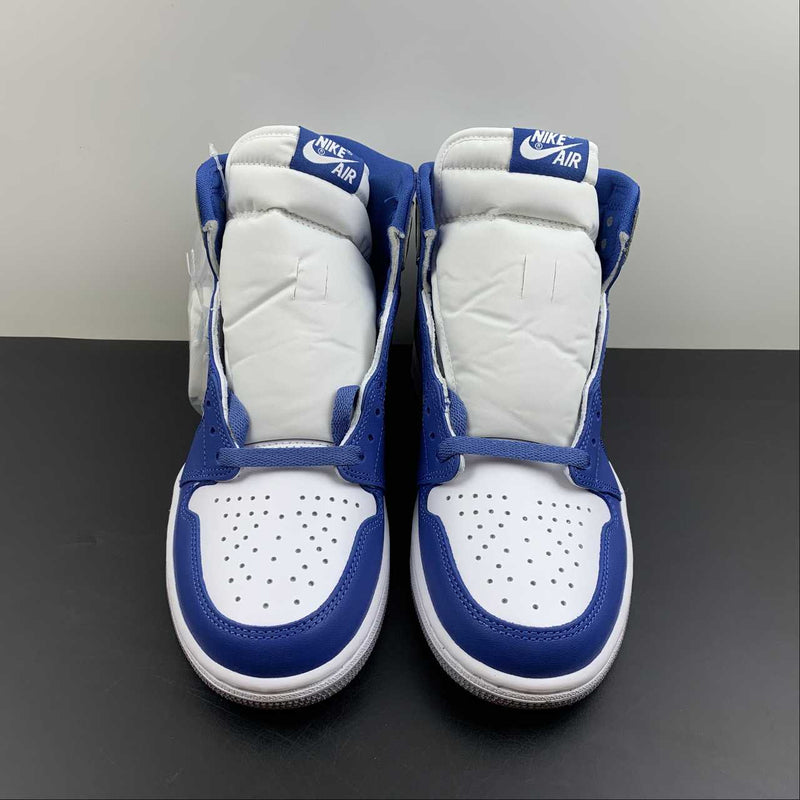 Nike Air Jordan 1 - Retro High OG - Sail / Military Blue - Blacl