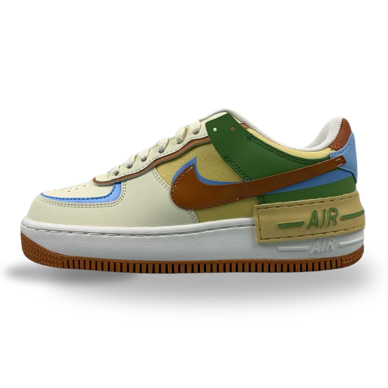 Nike Air Force 1 - Shadow - Coconut Milk / Monarch