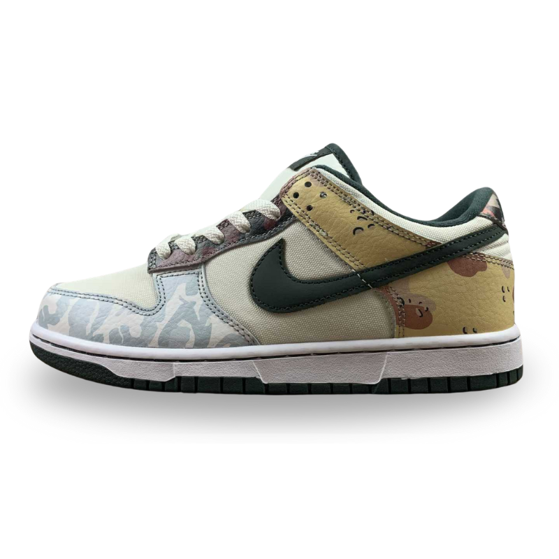 Nike Dunk Low - LOW SE - Multi / Camo - Asymmetric Mandarin Duck