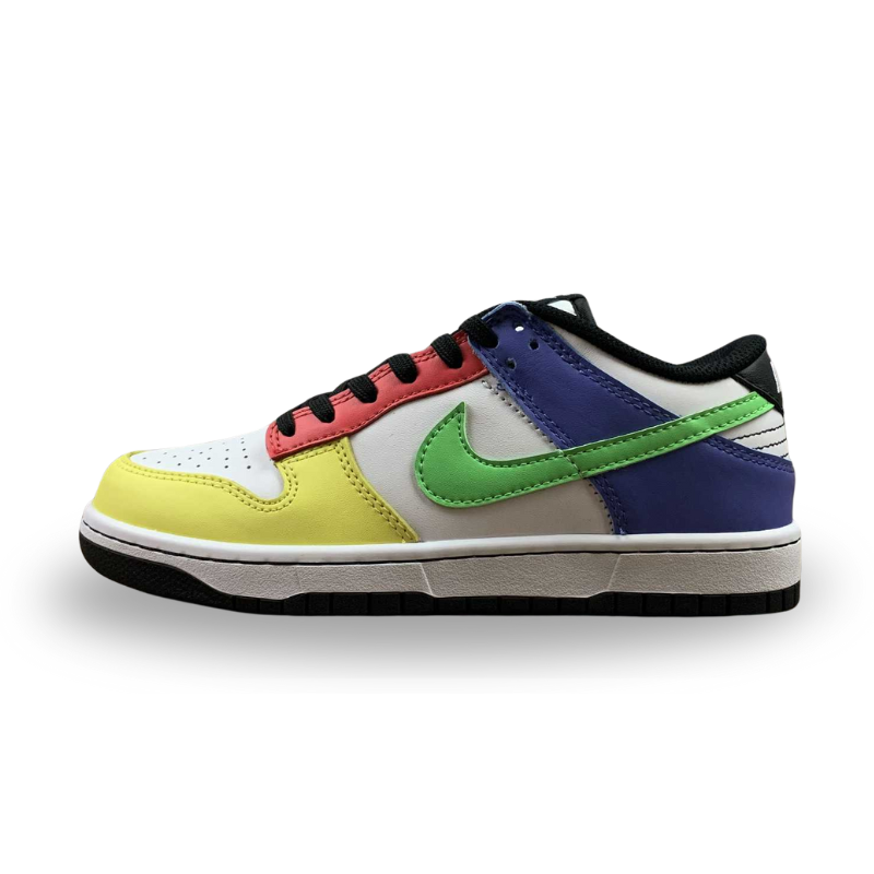 Nike Dunk Low - White / Green Strike - Ember Glow