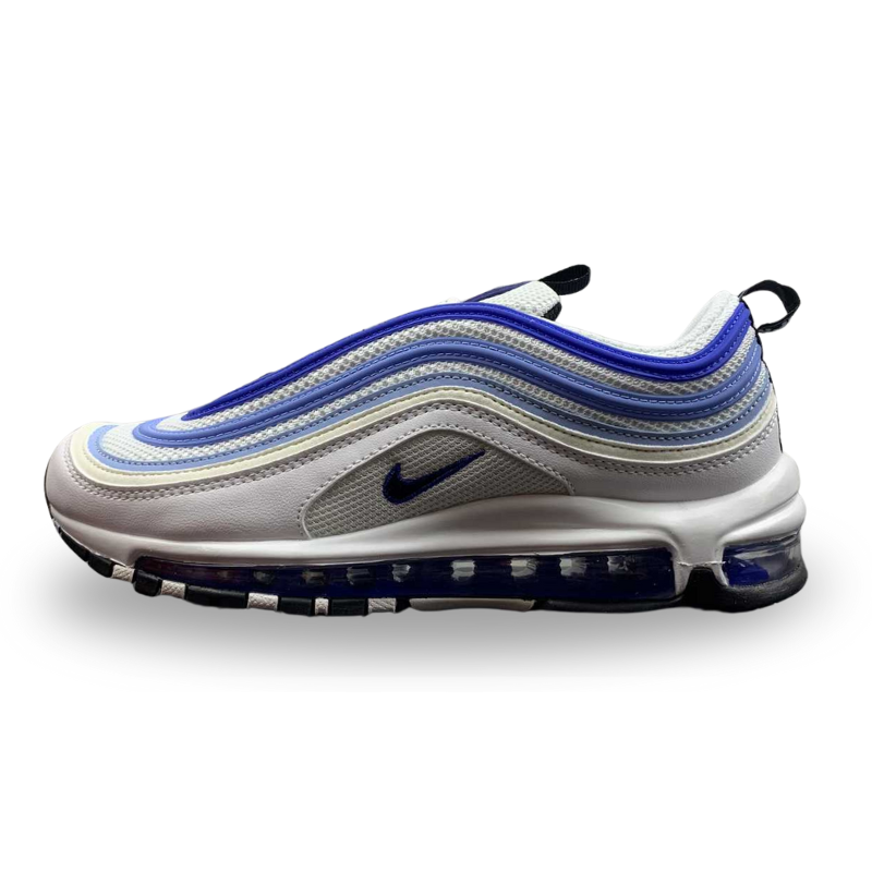 Nike Air Max 97 - White / Black - Psychic Blue