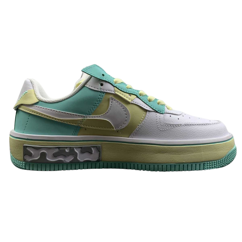 Nike Air Force 1 - Fontanka - White / Yellow / Green