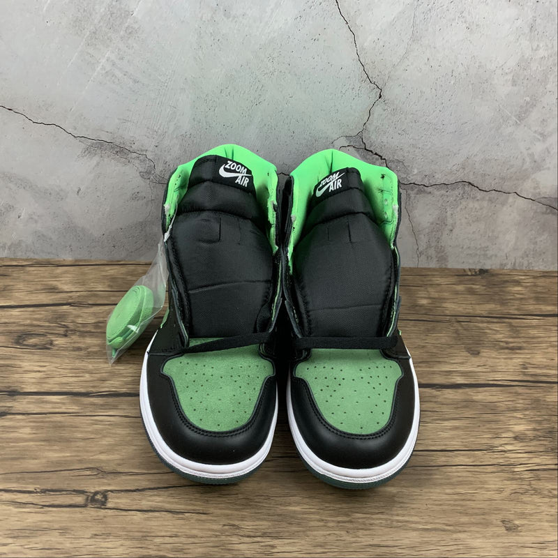 Nike Air Jordan 1 - HI Zoom AIR - Green Black / Black Sail