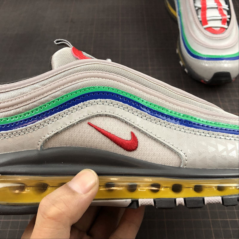 Nike Air Max 97 - Grey / Green - Yellow