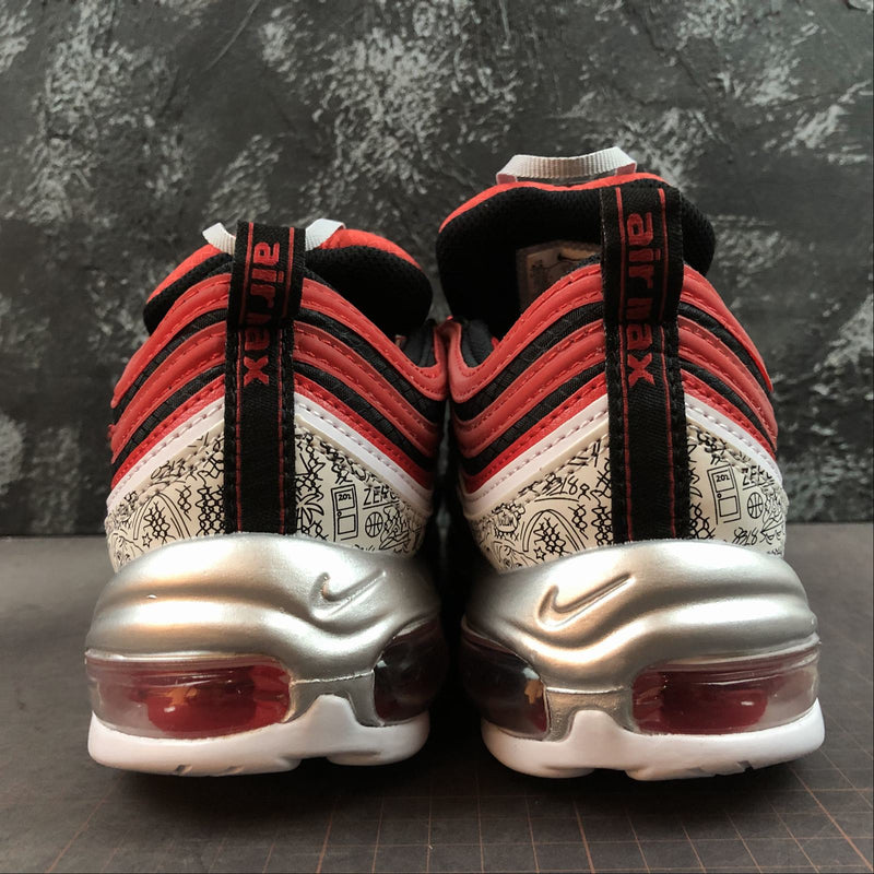 Nike Air Max 97 - PREMIUM - University Red / Black - White