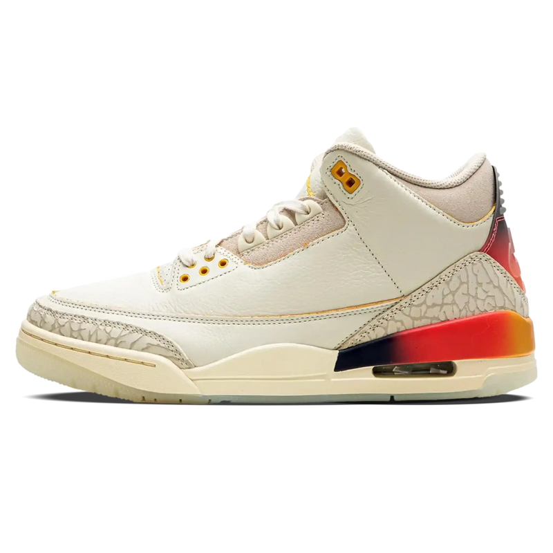 Tênis Air Jordan 3 x J Balvin "Medelin Sunset" Bege