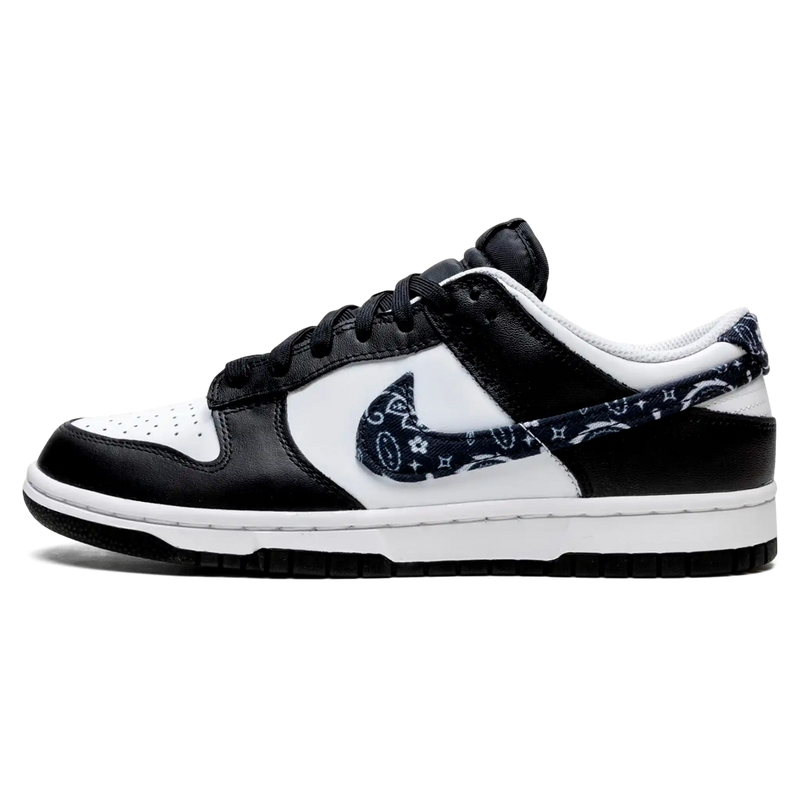 Tênis Nike Dunk Low Feminino "Black Paisley" Preto / Branco