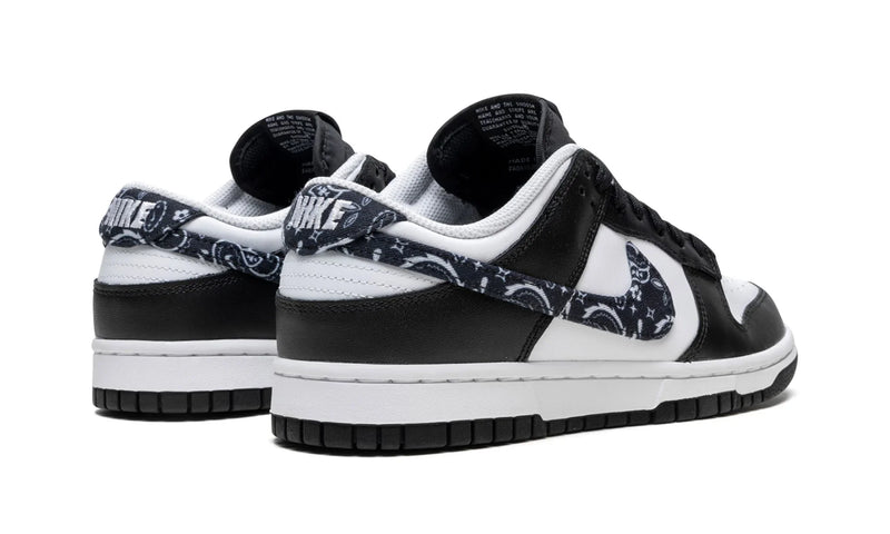 Tênis Nike Dunk Low Feminino "Black Paisley" Preto / Branco