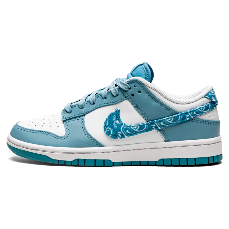 Tênis Nike Dunk Low Feminino "Blue Paisley" Azul / Branco