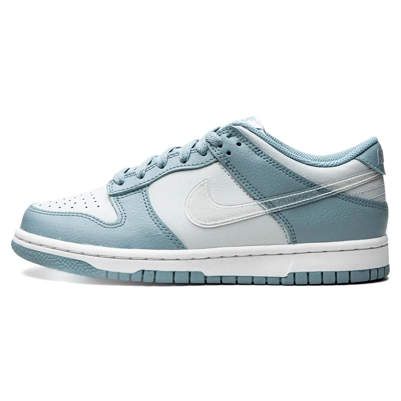 Tênis Nike Dunk Low Feminino "Clear Swoosh" Azul