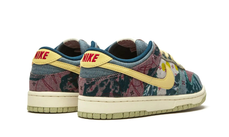 Tênis Nike Dunk Low "Community Garden" Verde / Bordô