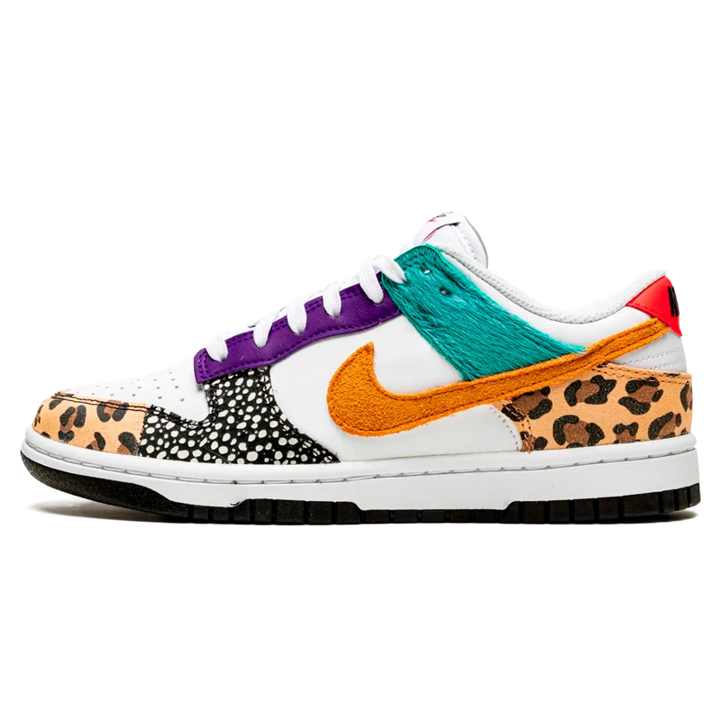 Tênis Nike Dunk Low Feminino "Animal Print" Colorido