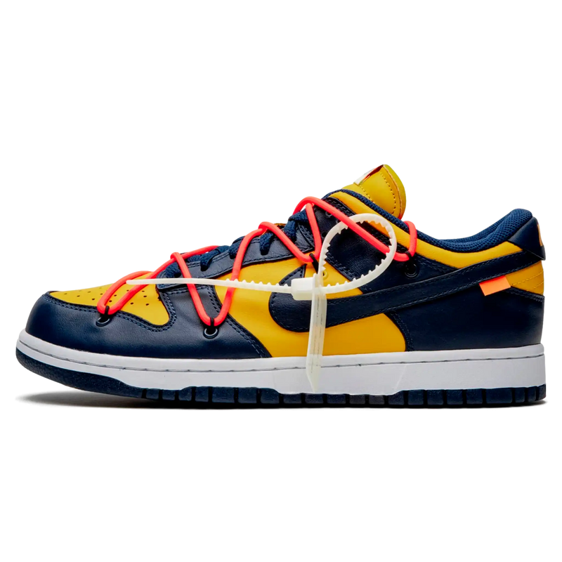 Tênis Nike Dunk Low x Off-White "Michigan"