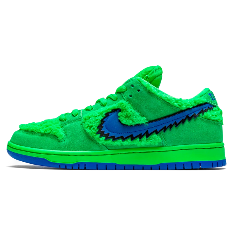 Tênis Nike Dunk Low SB x Grateful Dead "Green Bear" Verde