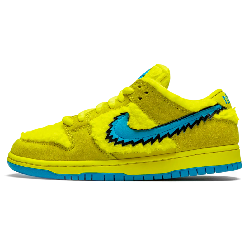 Tênis Nike Dunk Low SB x Grateful Dead "Yellow Bear" Amarelo