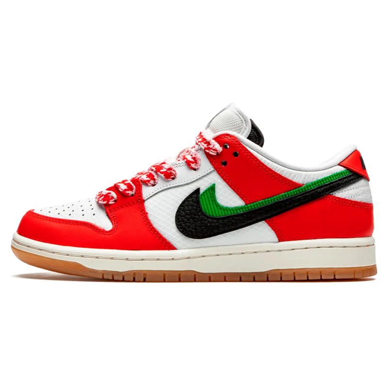 Tênis Nike Dunk Low x Frame "Habib" Vermelho / Branco