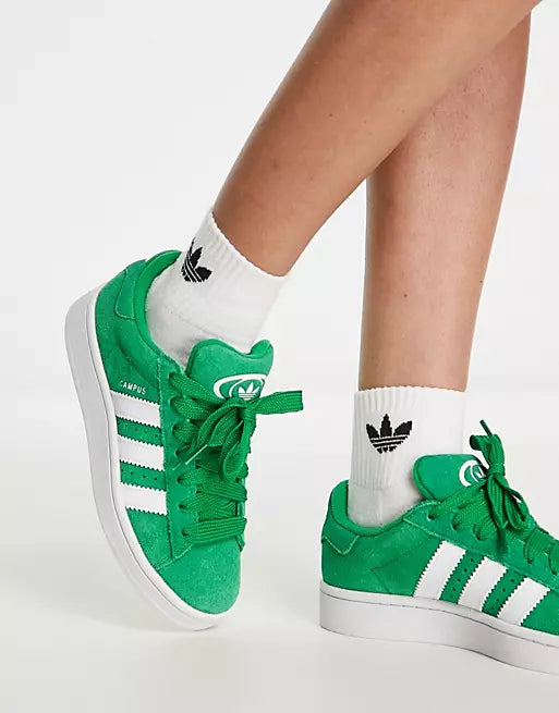 Tênis Adidas Campus 00s Feminino "Green Cloud White" Verde