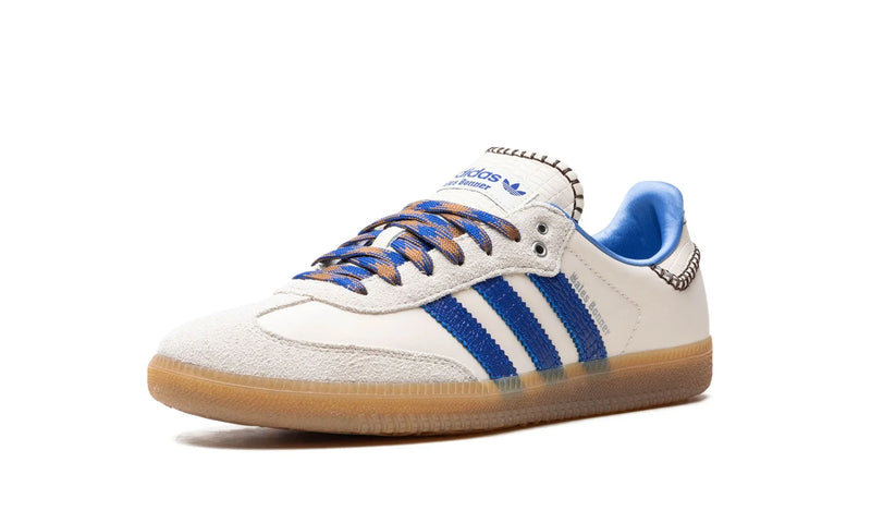 Tênis Adidas Samba x Wales Bonner "Wonder Clay Royal Blue" Creme / Azul