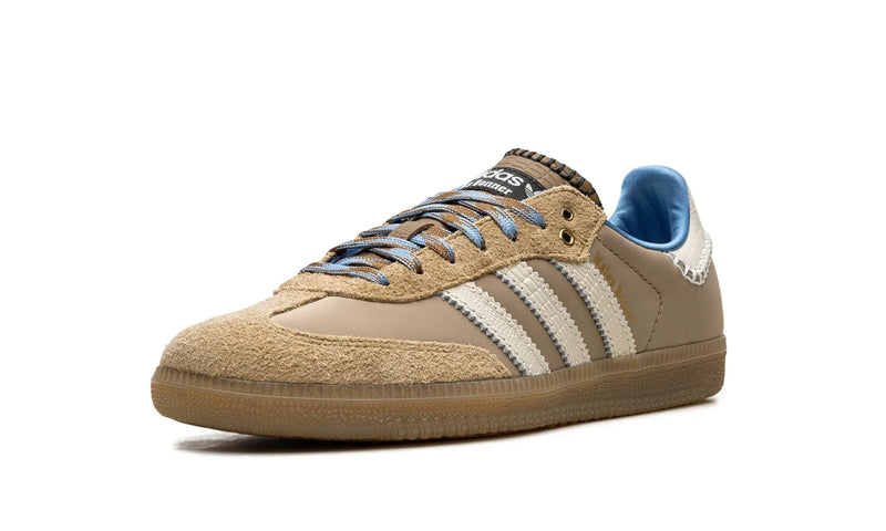 Tênis Adidas Samba x Wales Bonner "Wonder White" Bege